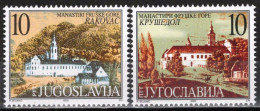 Yugoslavia 2000 - Monasteries Of Fruska Gora - Mi 2959-2960 - MNH**VF - Unused Stamps