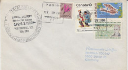 Canada Y.T.Special Delivery Whitehorse Y.T. Ca Whitehorse 22.4.1980 (SA200) - Lettres & Documents