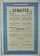 S.A. Denaeyer - Aandeel (Willebroek) -1967 - Industry