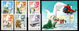 Ungarn 1987 - Mi.Nr. 3907 - 3912 + Block 190 A - Postfrisch MNH - Spedizioni Antartiche