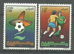 Algeria 1986 Mi 911-912 MNH  (ZS4 ALG911-912) - 1986 – Mexico