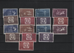 Rumänien Michel Cat.No. Used 1750/1757 A/B + Sheet 10/41 - Used Stamps