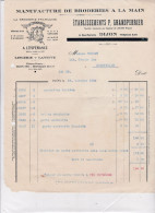 21-P.Grandperrier...Manufacture De Broderies à La Main, Lingerie, Layette..Dijon...(Côte-d'Or)....1934 - Textile & Clothing