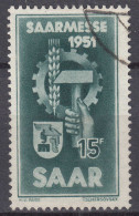 Saarland 1951 Mi. 306 – Saarmesse Saarbrücken Gestempelt Used     (70547 - Altri & Non Classificati