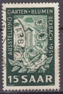 Saarland 1951 Mi. 307 – Ausstellung Garten + Blumen Gestempelt Used     (70548 - Altri & Non Classificati