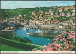 Town And Harbour, Mevagissey, Cornwall, C.1970s - John Hinde Postcard - Sonstige & Ohne Zuordnung