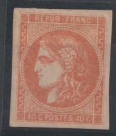 FRANCE - N° 48. Neuf Sans Charnière. Cote 160€ Signé CALVES. Net : 50€. - 1870 Bordeaux Printing