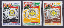 Benin 2005 Mi. 1367, 1371-72, 50 Fr., 400 Fr., 500 Fr. Rotary International Including Deluxe Cancels !! - Benin – Dahomey (1960-...)