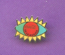 Rare Pins Coca Cola Musique Es La Musica Q291 - Coca-Cola