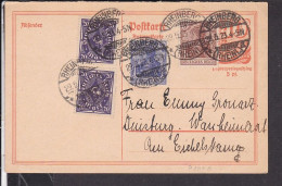 Ganzsache Deutsches Reich Stempel Rheinberg 1923 - Cartoline
