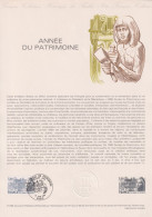 1980 FRANCE Document De La Poste Année Du Patrimoine N° 2092 - Documenten Van De Post