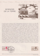 1980 FRANCE Document De La Poste Sciences De La Terre N° 2093 - Documenten Van De Post