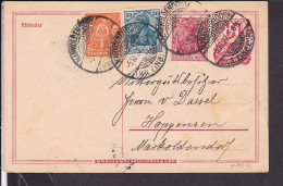 Ganzsache Deutsches Reich Stempel Markoldendorf  1922 - Postcards