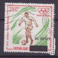 Benin 2007 Mi. 1442, 250 Fr. Dahomey Olympic Games Football Overprinted Aufdruck Surchargé 'DU BENIN' (o) Cote 90€ - Benin – Dahomey (1960-...)