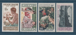 Polynésie Française - Poste Aérienne - YT PA N° 1 à 4 ** - Neuf Sans Charnière - 1958 - Ungebraucht