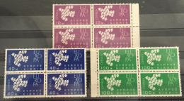 CHIPRE 1962 EUROPA 189/91 ** BL4 - Unused Stamps