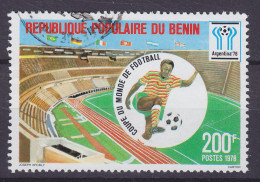 Benin 1978 Mi. 132, 200 Fr. Fussballweltmeisterschaften World Soccer Championship Argentina - Benin – Dahomey (1960-...)