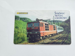 CZECH REPUBLIC-(C285--38/09/99)-Locomotive 3-(243)(100units)(tirage-50.000)-used Card+1card Prepiad Free - Czech Republic