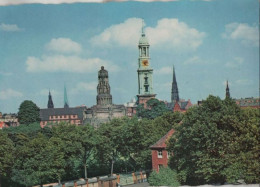 42855 - Hamburg - Michaeliskirche Mit Bismarckdenkmal - Ca. 1975 - Altri & Non Classificati