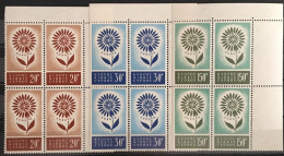 CHIPRE 1964  232/34 ** BL4 EUROPA - Unused Stamps