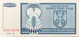 Croatia 100.000.000 Dinara, P-R15 (1993) - UNC - Croatia