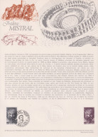1980 FRANCE Document De La Poste Fréderic Mistral N° 2098 - Documenten Van De Post