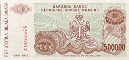 Croatia 500.000 Dinara, P-R23 (1993) - UNC - Croatia