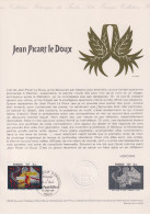 1980 FRANCE Document De La Poste Jean Picart Le Doux N° 2107 - Documenten Van De Post