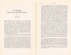 A102 1519 Julius Pock Lessinische Vizentiner Alpen Luserna Artikel 1889 - Andere & Zonder Classificatie