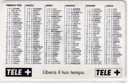 Calendarietto - Tele + - Anno 1999 - Klein Formaat: 1991-00