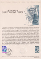 1980 FRANCE Document De La Poste Solesmes Abbaye N° 2112 - Documenten Van De Post