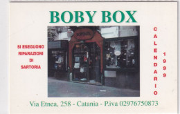 Calendarietto - Boby Box - Catania - Anno 1999 - Klein Formaat: 1991-00