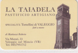 Calendarietto - La Taiadella - Pastificio Artigiano - Valeggio Sul Mincio - Verona - Anno 1999 - Klein Formaat: 1991-00