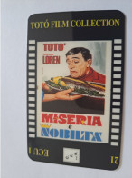 GREAT BRITAIN / 1 POUND / TOTO FILM COLLECTION/ NO 21 / MISERIA    PHONECARD/  USED   **17227** - [10] Collections