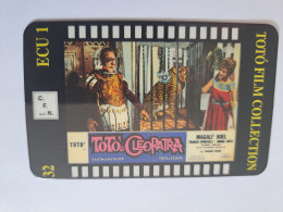 GREAT BRITAIN / 1 POUND / TOTO FILM COLLECTION/ NO 32/ CLEOPATRA   PHONECARD/  USED   **17230** - [10] Collections