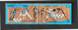 TIMBRE - N°3340A -  Jeux Olympiques De Sydney  - 2000 - Oblitéré - - Unused Stamps