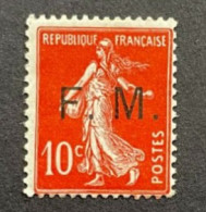 FRANCE FRANCHISE MILITAIRE 1906 - NEUF*/MH -  YT 5 - Militärische Franchisemarken