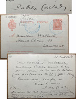 PABLO (PAU) CASALS (1876-1973) Signed 1908 Postal Card From VENDRELL With Autograph Text Addressed To Switzerland - Singers & Musicians