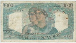 1000 FRANCS MINERVE ET HERCULE  F 14 6 1945 F 30769 X 45 - 1 000 F 1945-1950 ''Minerve Et Hercule''