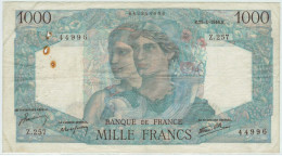 1000 FRANCS MINERVE ET HERCULE R 25 4 1946 R 44996 Z 257 - 1 000 F 1945-1950 ''Minerve Et Hercule''