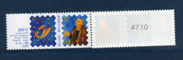 Belgique, België, **, Yv 2900A,  Mi 2952Zf, R97, **, Bande De 3 Avec 1 Numéroté - Unused Stamps