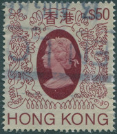 Hong Kong 1982 SG487 $50 Red And Grey QEII #1 FU - Autres & Non Classés