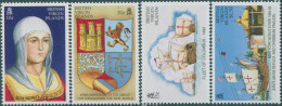 British Virgin Islands 1992 SG818-825 Discovery Of America MNH - British Virgin Islands