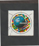 TIMBRE - N°3139 - "France 98" Championnat Du Monde De Football  - 1998 - Oblitéré - - Unused Stamps