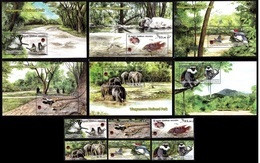 (1212-18) Sri Lanka  2019 / Wasgamuwa Park / Animals / Animaux / Tiere / Dieren  ** / Mnh  Michel 2260-65 + BL 194-199 - Sri Lanka (Ceylon) (1948-...)