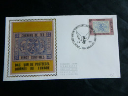 1979 1929 FDC Zijde-soie (Brus-Brux)  : " DAG VAN DE POSTZEGEL" - 1971-1980