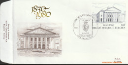 België 1980 - Mi:2034, Yv:1983, OBP:1983, Fdc - O - Independence Belgium - 1971-1980