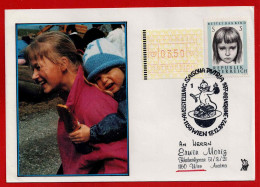 Brief Mit Stempel Ausstellung Sascha Putria 1977 - 89 , Ukraine  Vom 17.12.1992 - Storia Postale