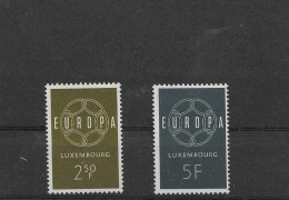 Luxembourg **   1959   Europa   N° 567/568   - - Unused Stamps