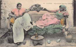 Algérie - Mauresques Dans Leur Intérieur - Ed. Collection Idéale P.S. 19 Aquarellée - Women